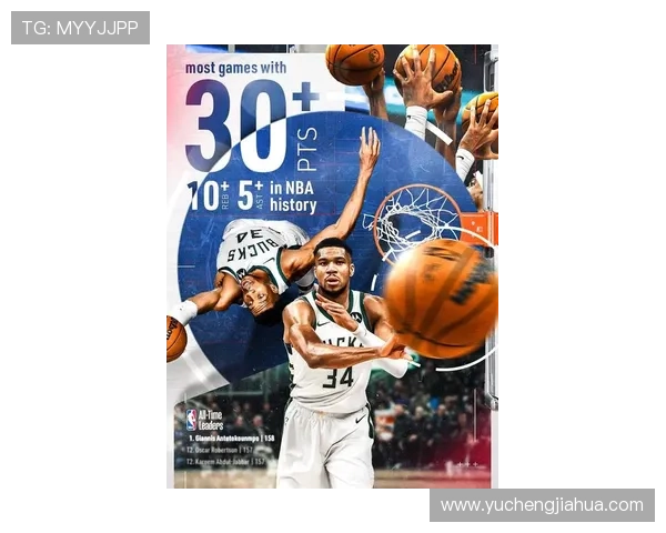 字母哥再创辉煌生涯第157次30分10板5助追平贾巴尔并列历史第一